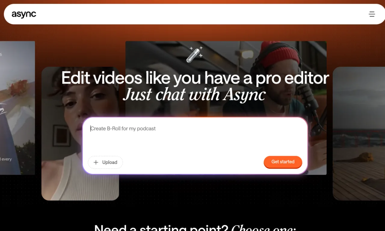 Screenshot of Podcastle website