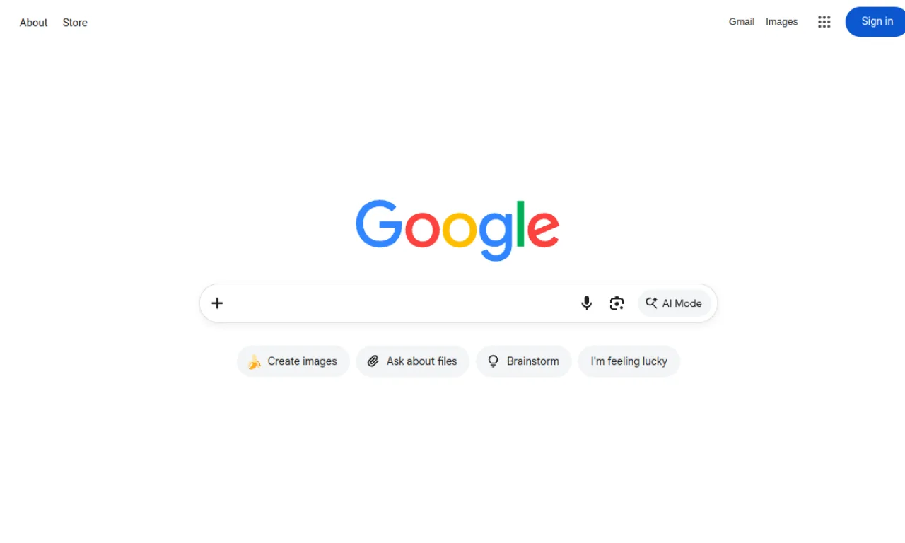 Screenshot of Google Meet website