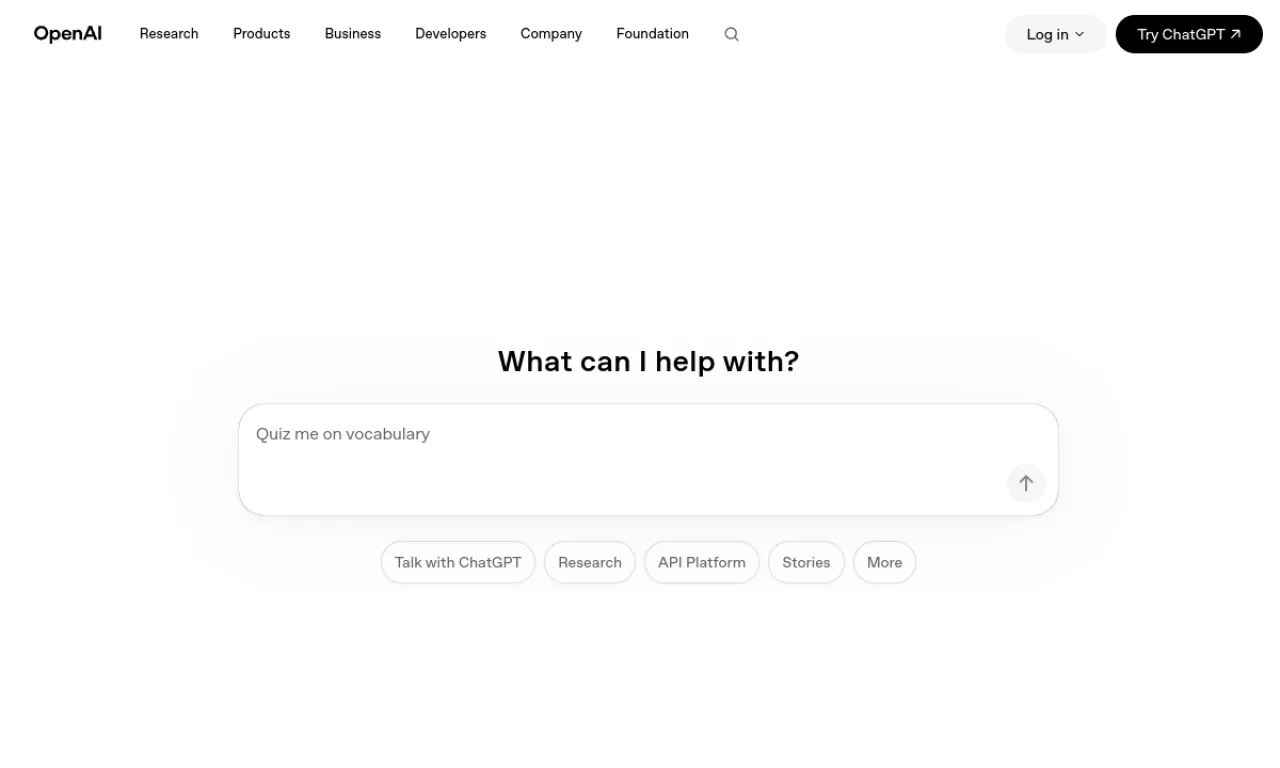 Screenshot of OpenAI Whisper website