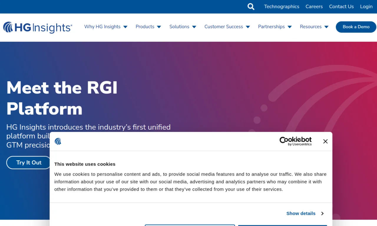 Screenshot of Intricately website
