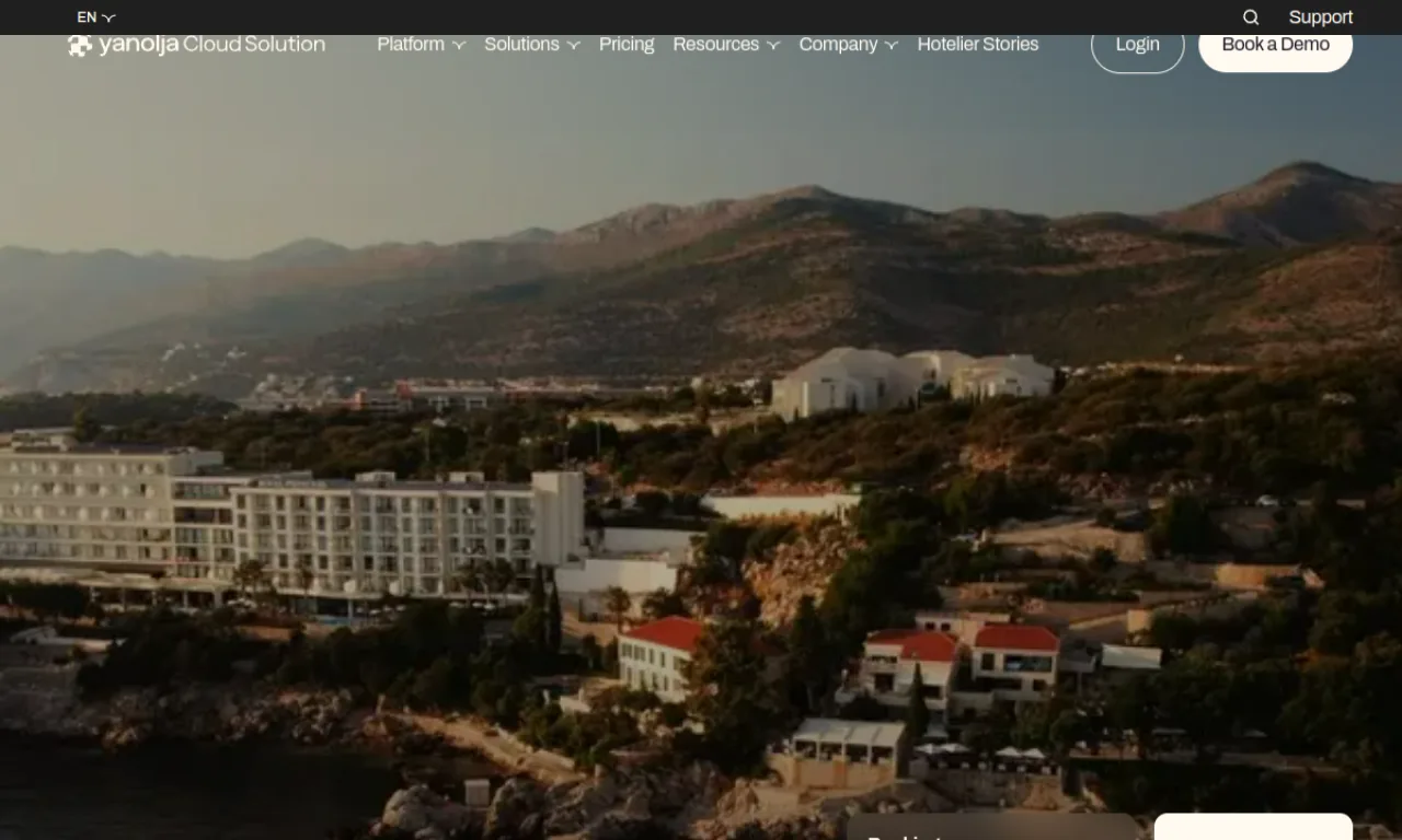 Screenshot of eZee Absolute website