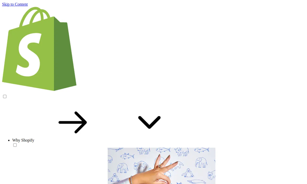 Screenshot of Shopify Analytics / Flow website