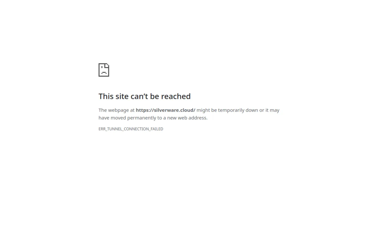 Screenshot of Silverware website
