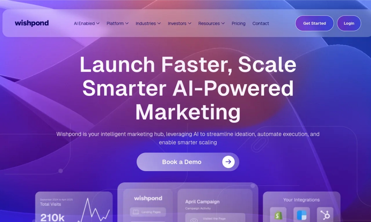 Screenshot of Wishpond website