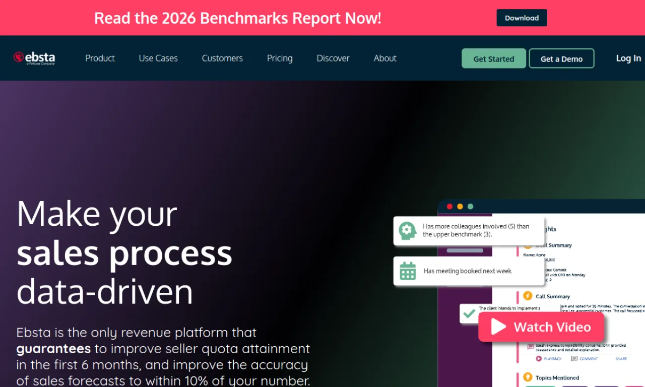 Screenshot of Ebsta website