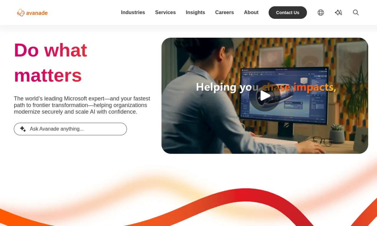 Screenshot of Azaleos website