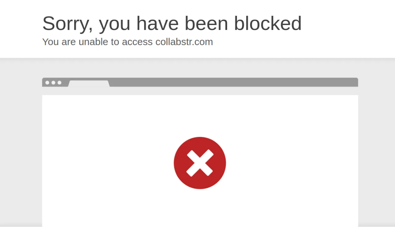 Screenshot of Collabstr website