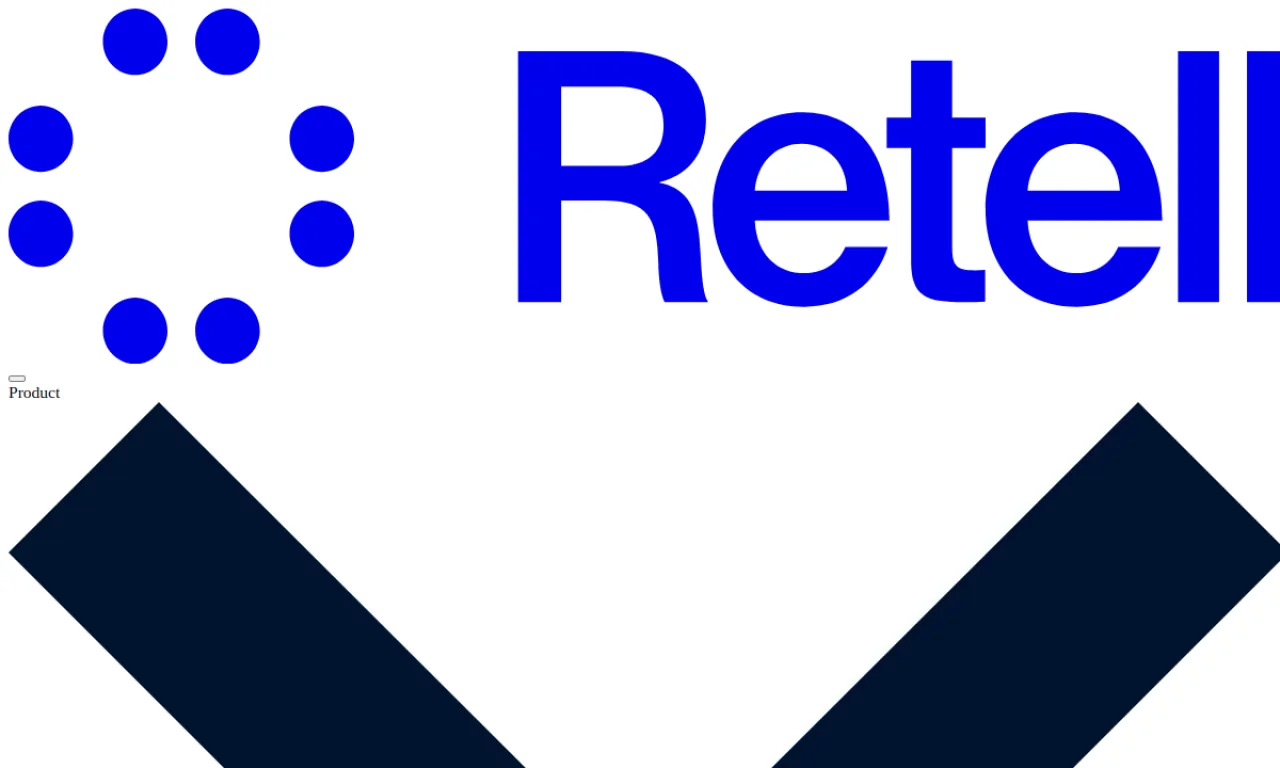 Screenshot of Retell AI website
