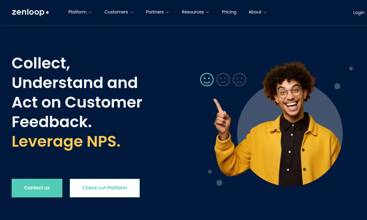 Screenshot of Zenloop website