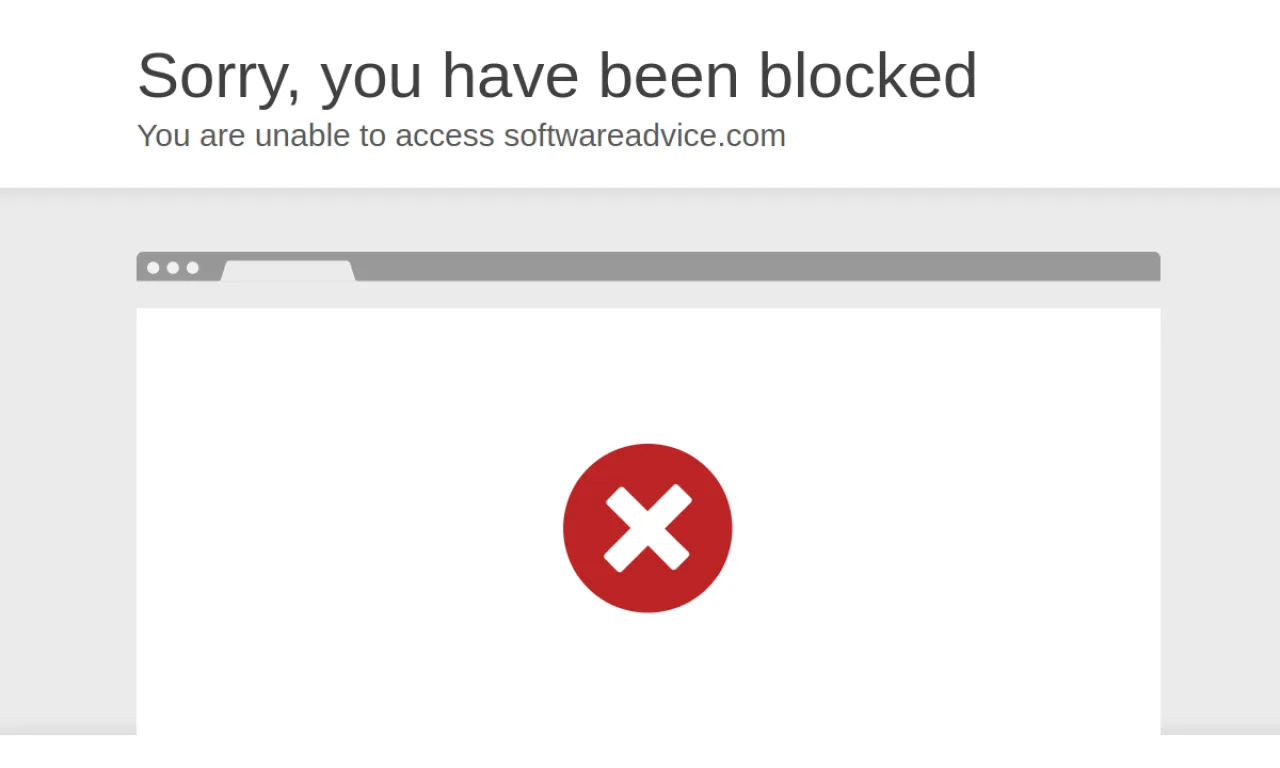 Screenshot of Software Advice (Gartner) website