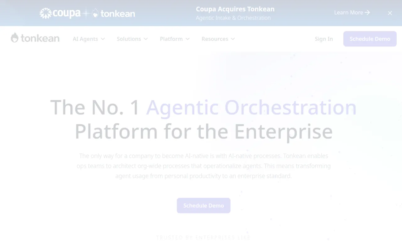 Screenshot of Truly / Tonkean RevOps website