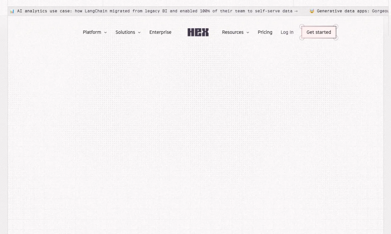 Screenshot of Count / Hex website