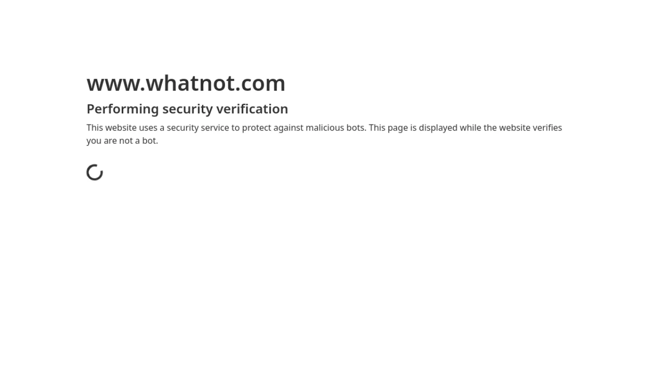 Screenshot of Whatnot website