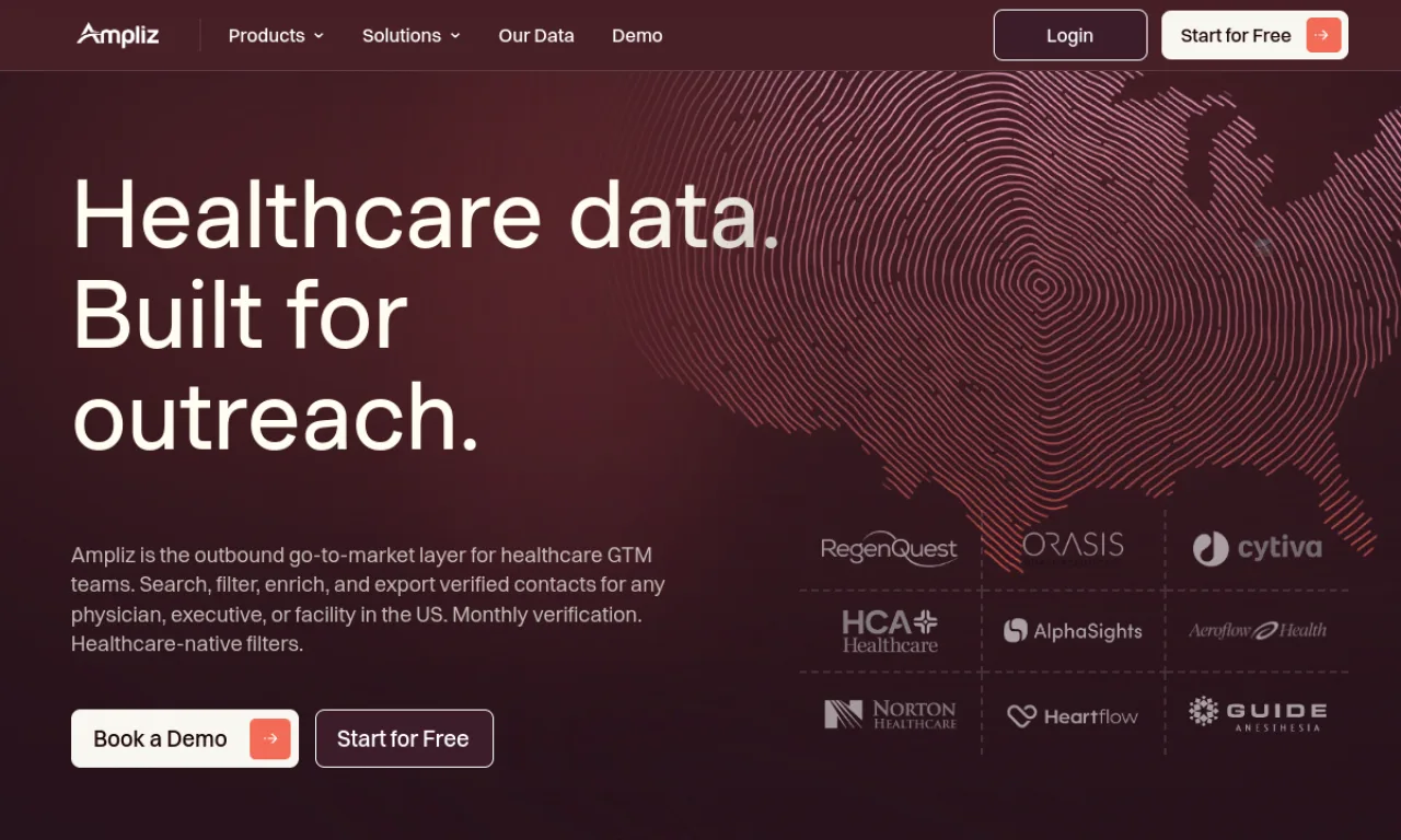 Screenshot of Ampliz website