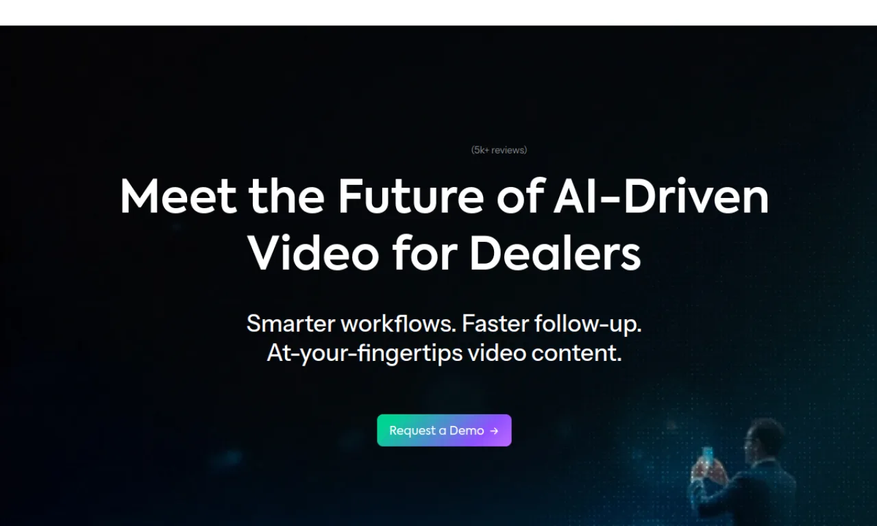 Screenshot of Covideo website