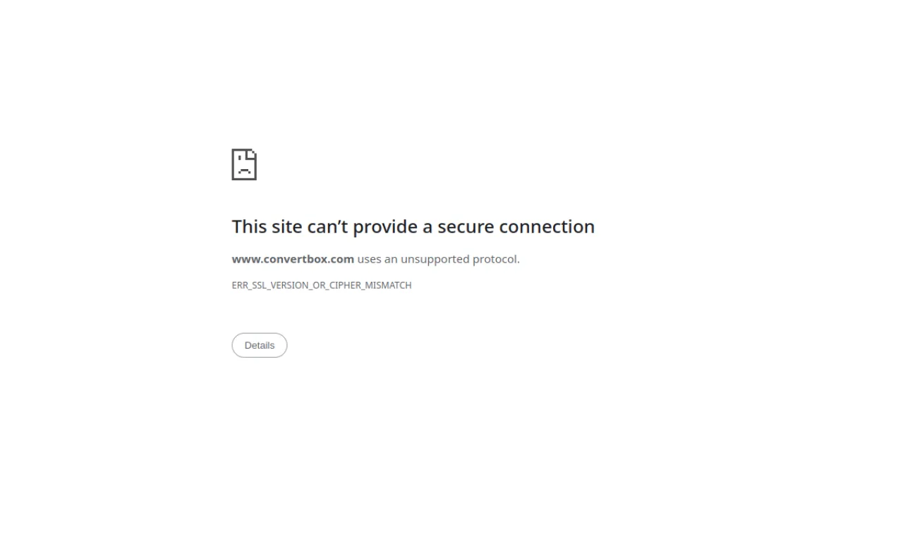 Screenshot of ConvertBox website