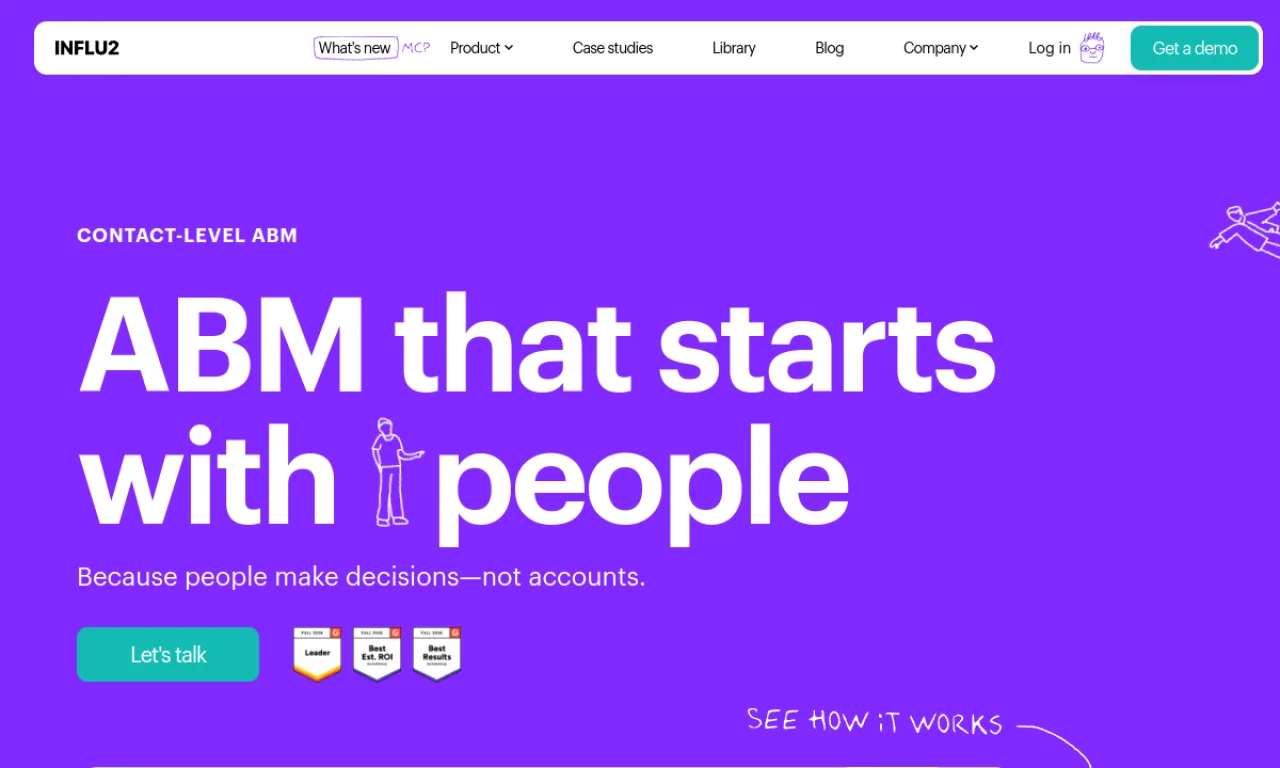 Screenshot of Influ2 (reveal) website