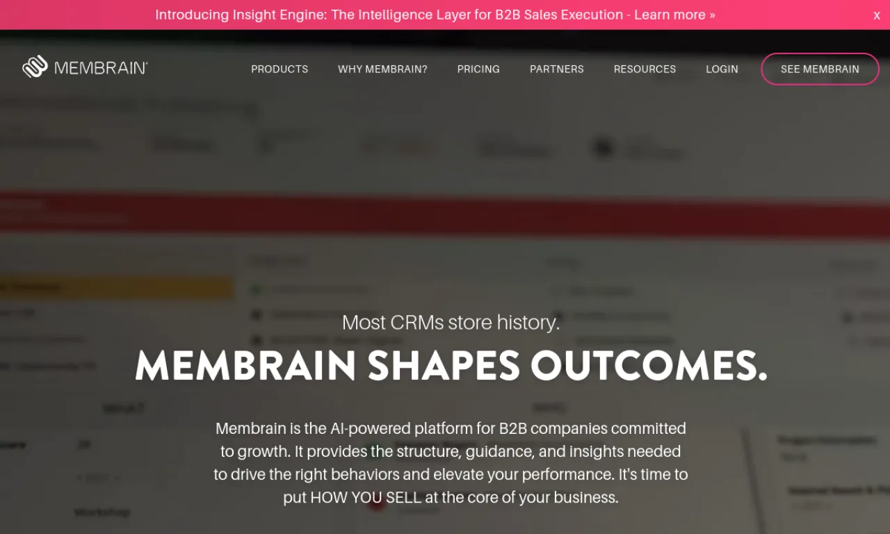 Screenshot of Membrain Playbooks website