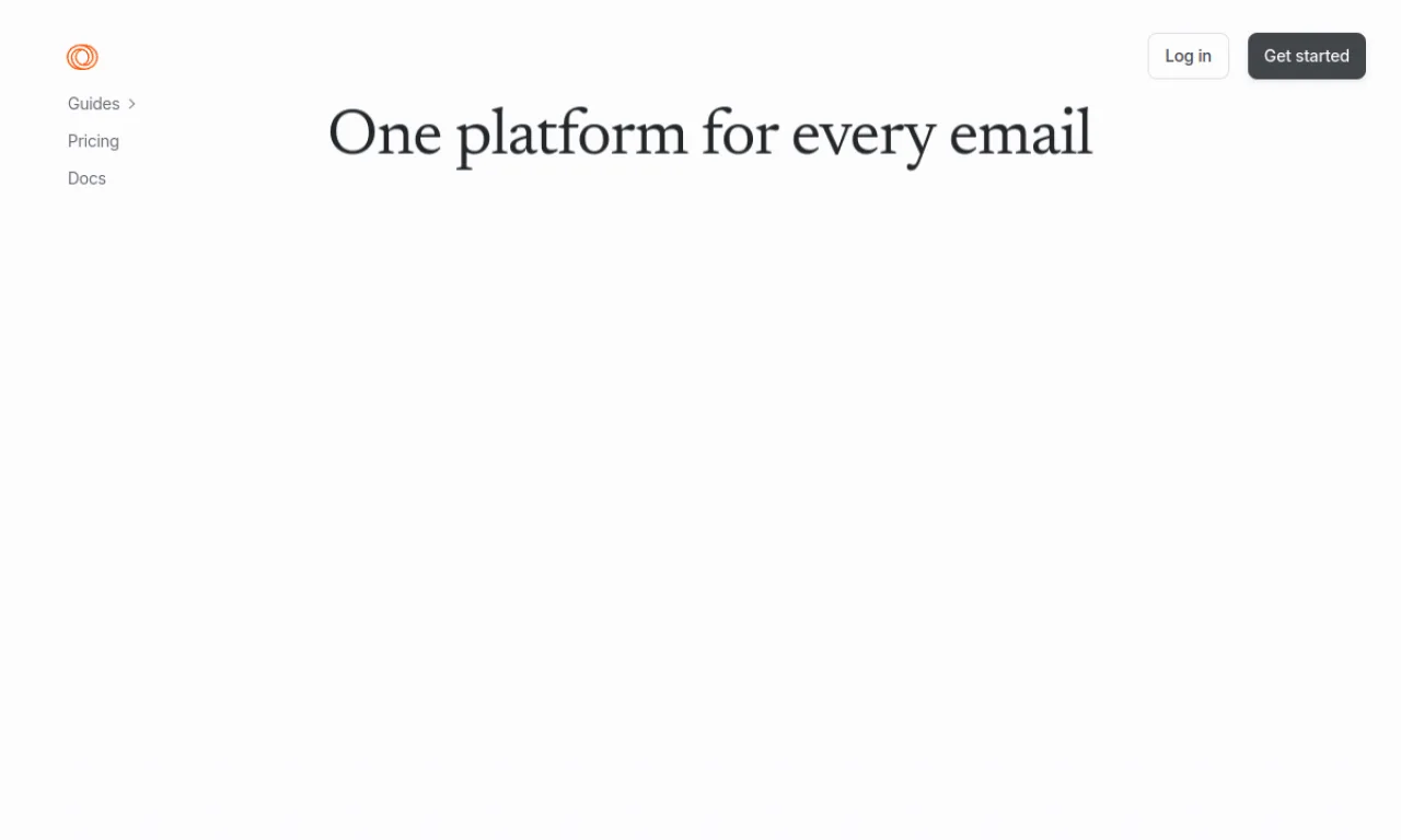 Screenshot of Loops website
