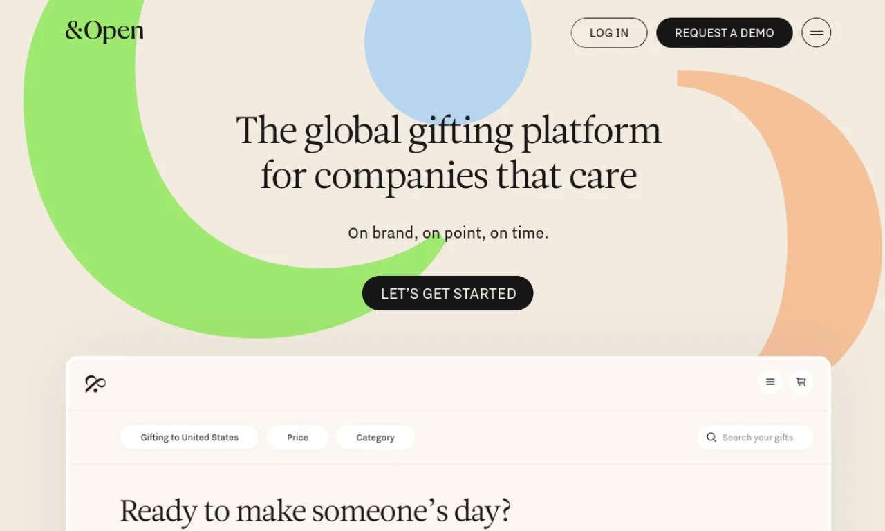 Screenshot of &Open website