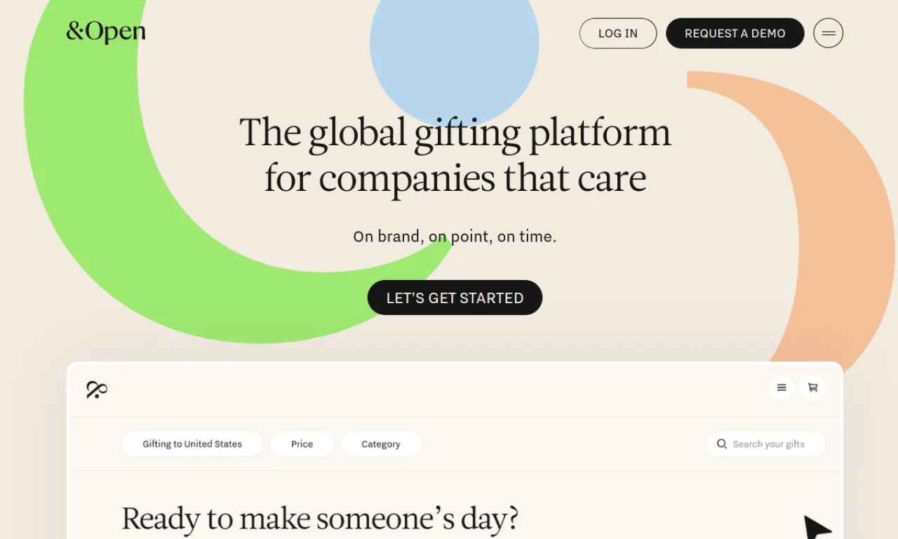 Screenshot of &Open website