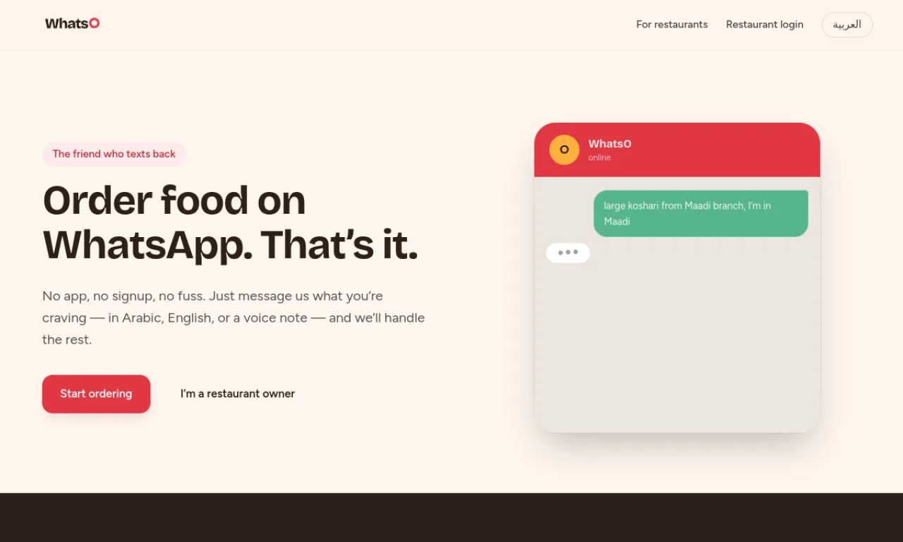 Screenshot of Whatso / WappBlaster website