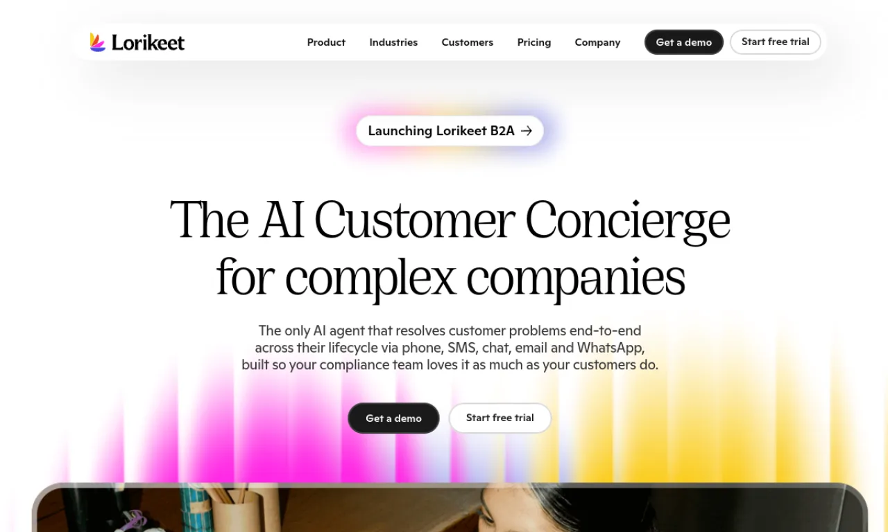 Screenshot of Kodif / Lorikeet website