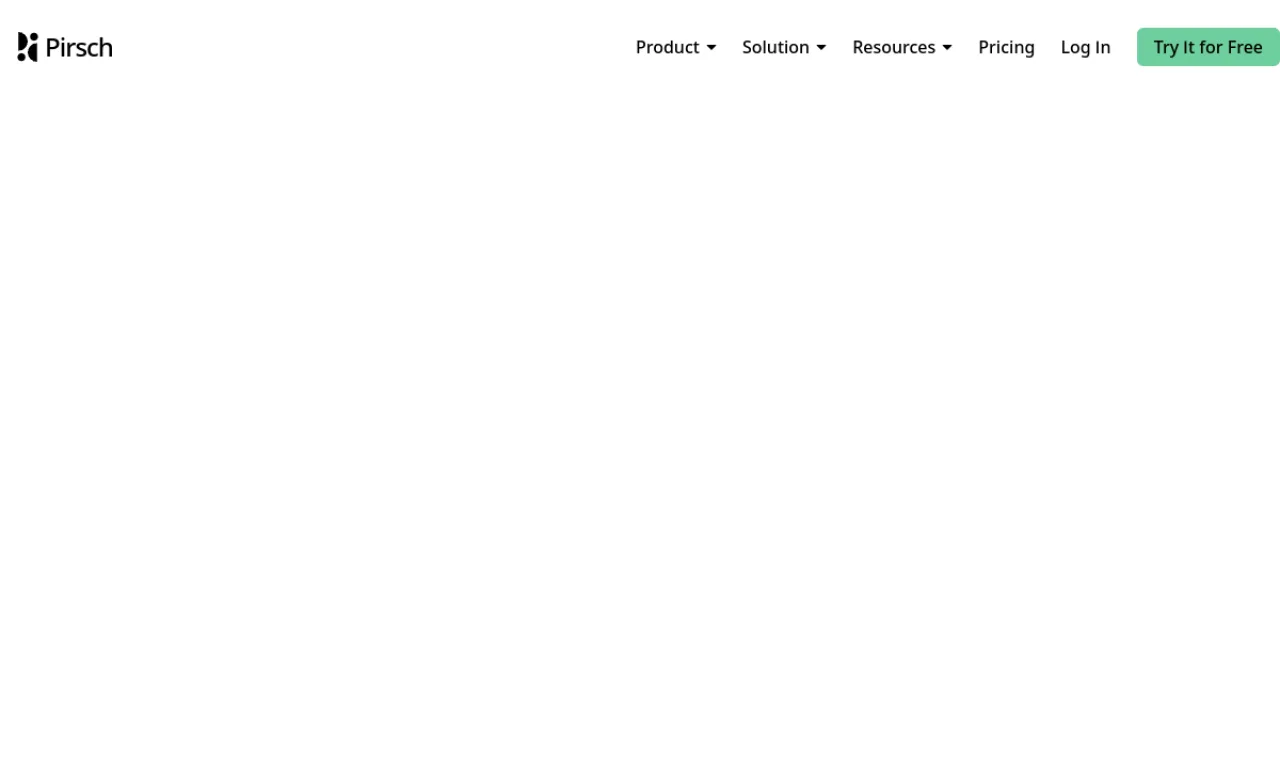Screenshot of Pirsch Analytics website