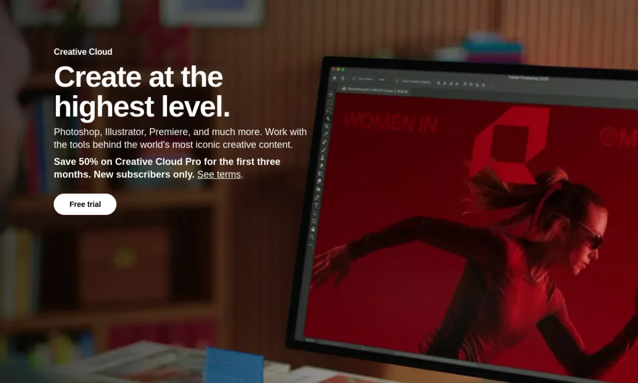 Screenshot of Magento website