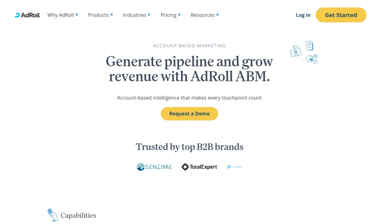 Screenshot of RollWorks website
