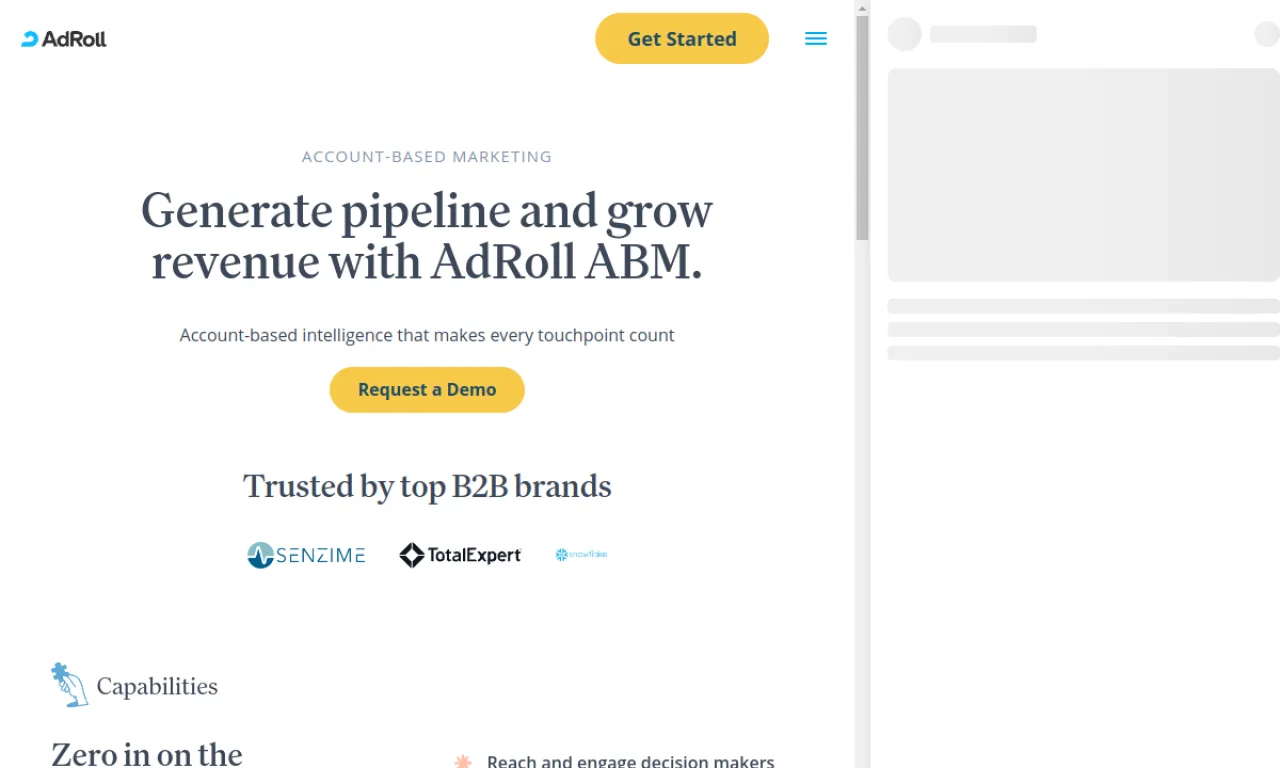 Screenshot of RollWorks website