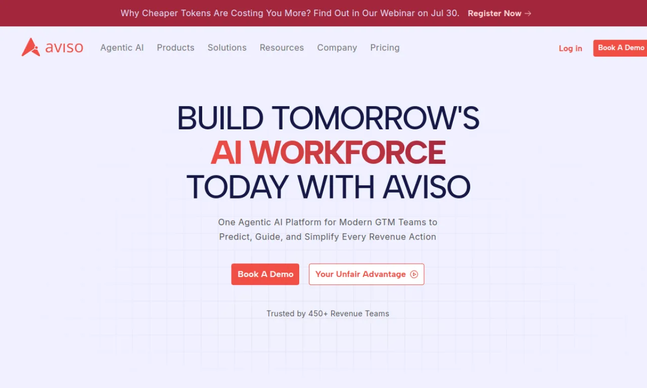Screenshot of Aviso Forecast website