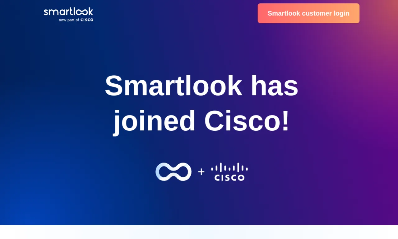 Screenshot of Smartlook website