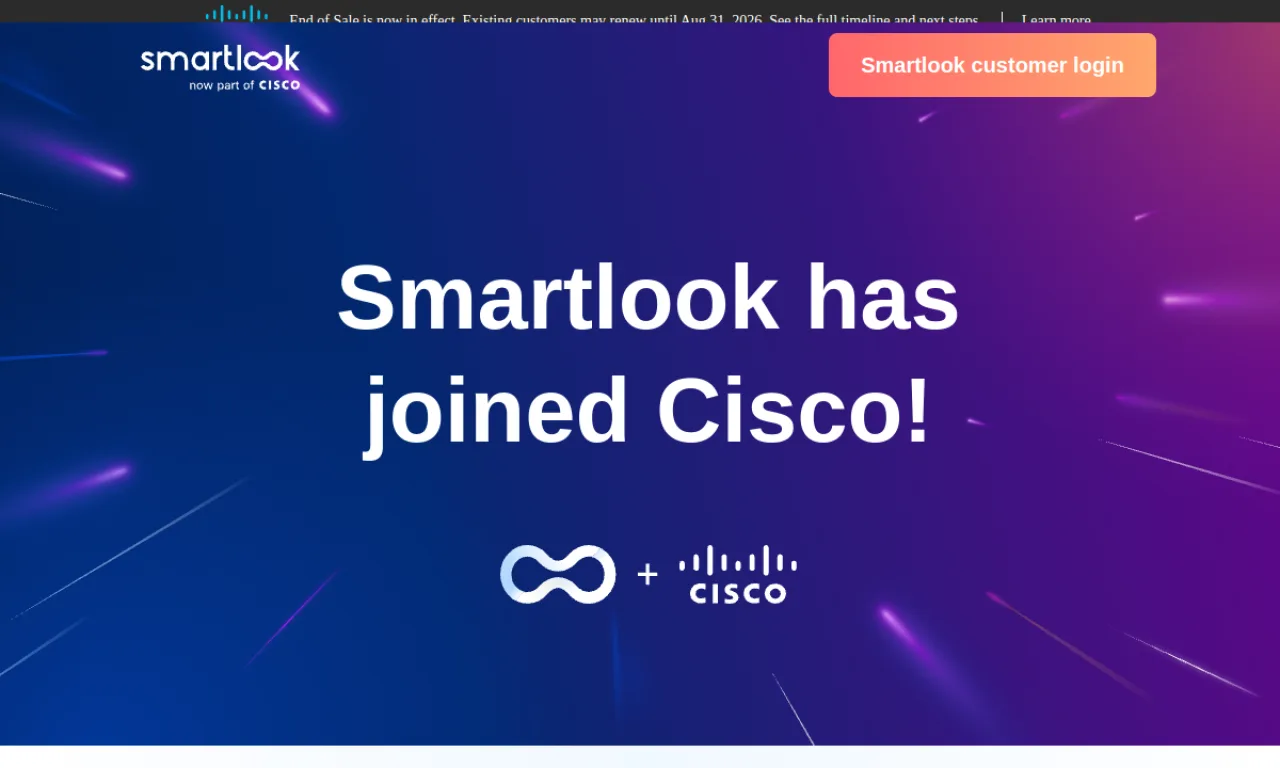 Screenshot of Smartlook website