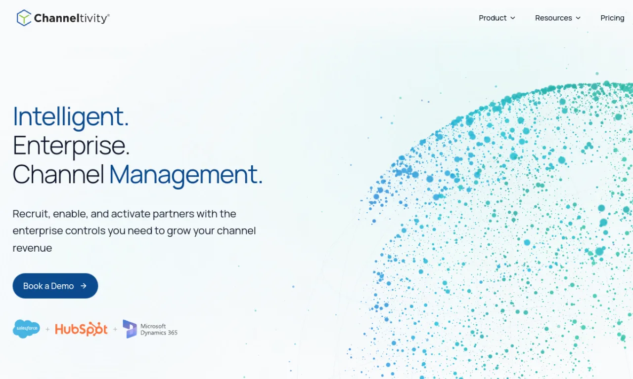 Screenshot of Channeltivity website