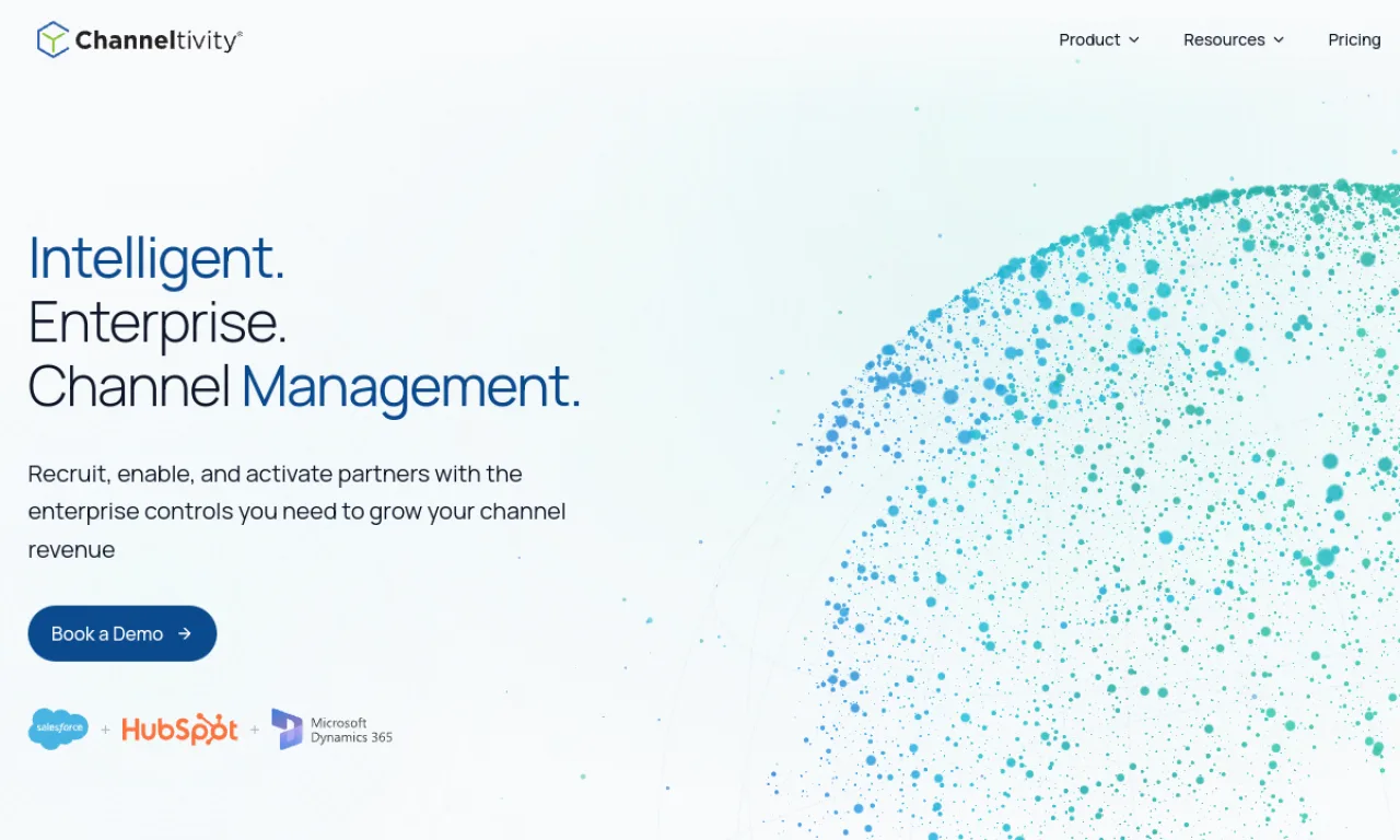 Screenshot of Channeltivity website