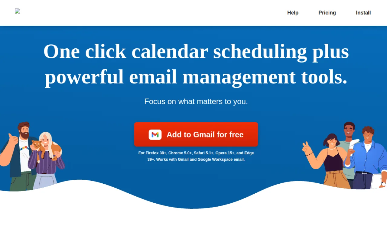 Screenshot of Boomerang (cold) website