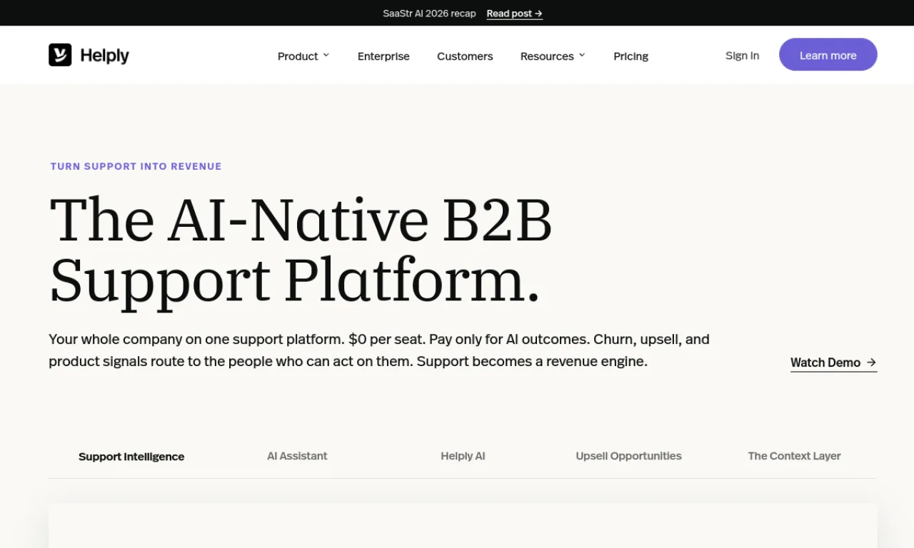Screenshot of Groove HQ website