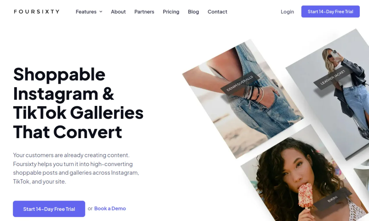 Screenshot of Foursixty website