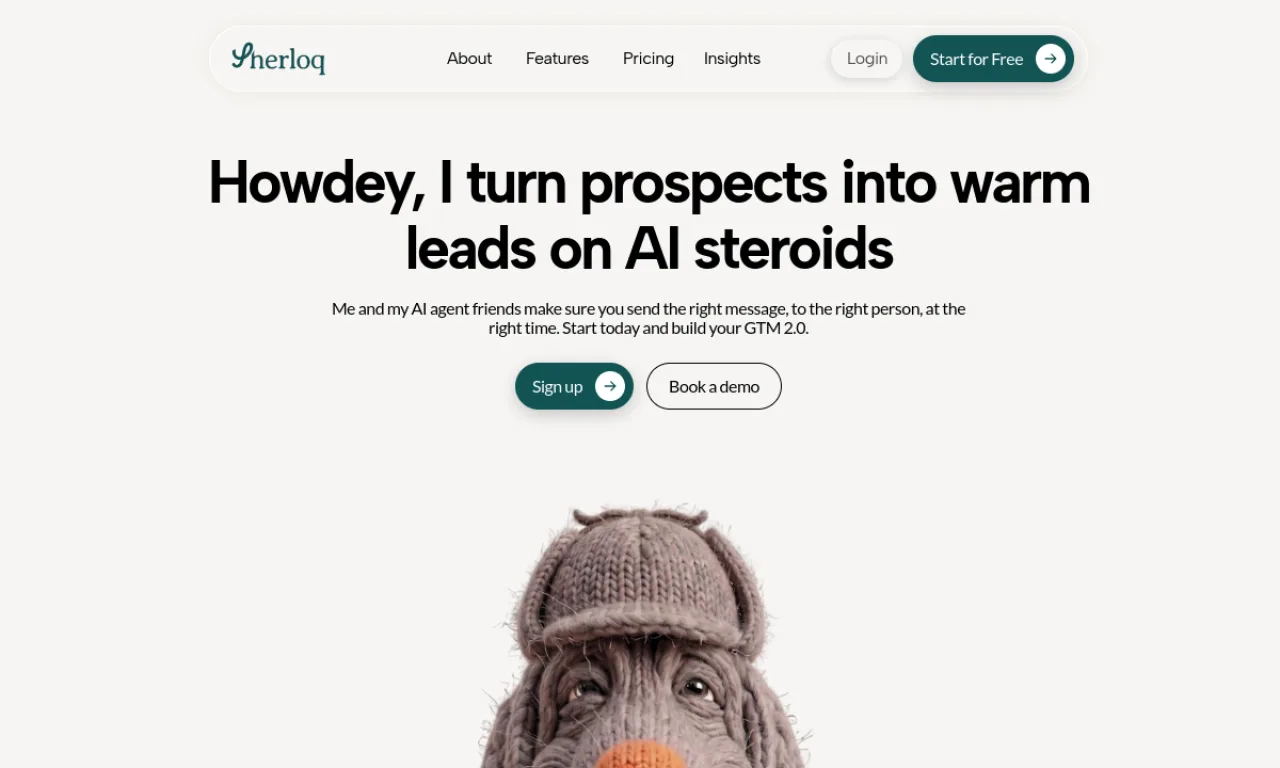 Screenshot of Sherloq website