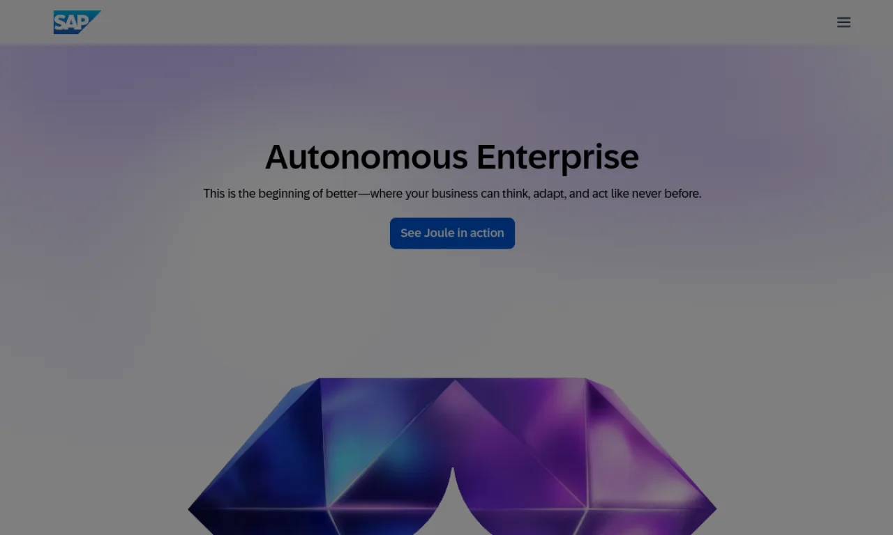Screenshot of SAP Commissions (Callidus) website