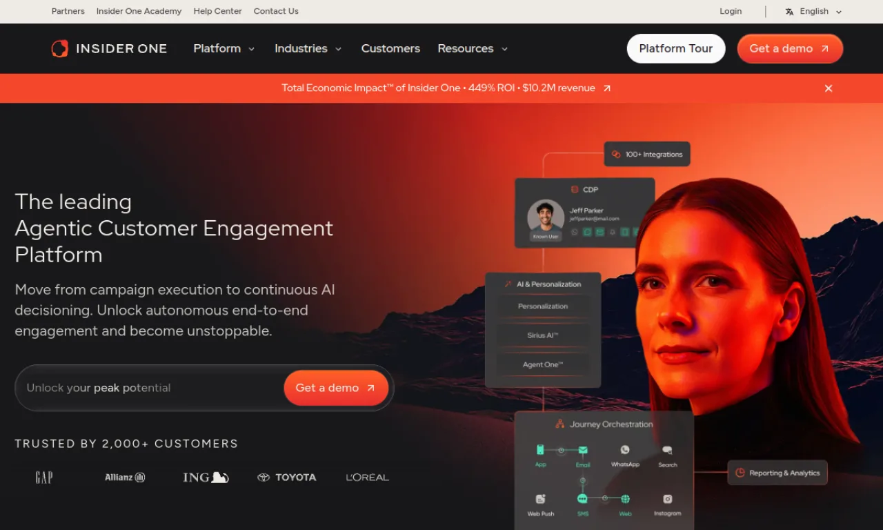 Screenshot of Insider website