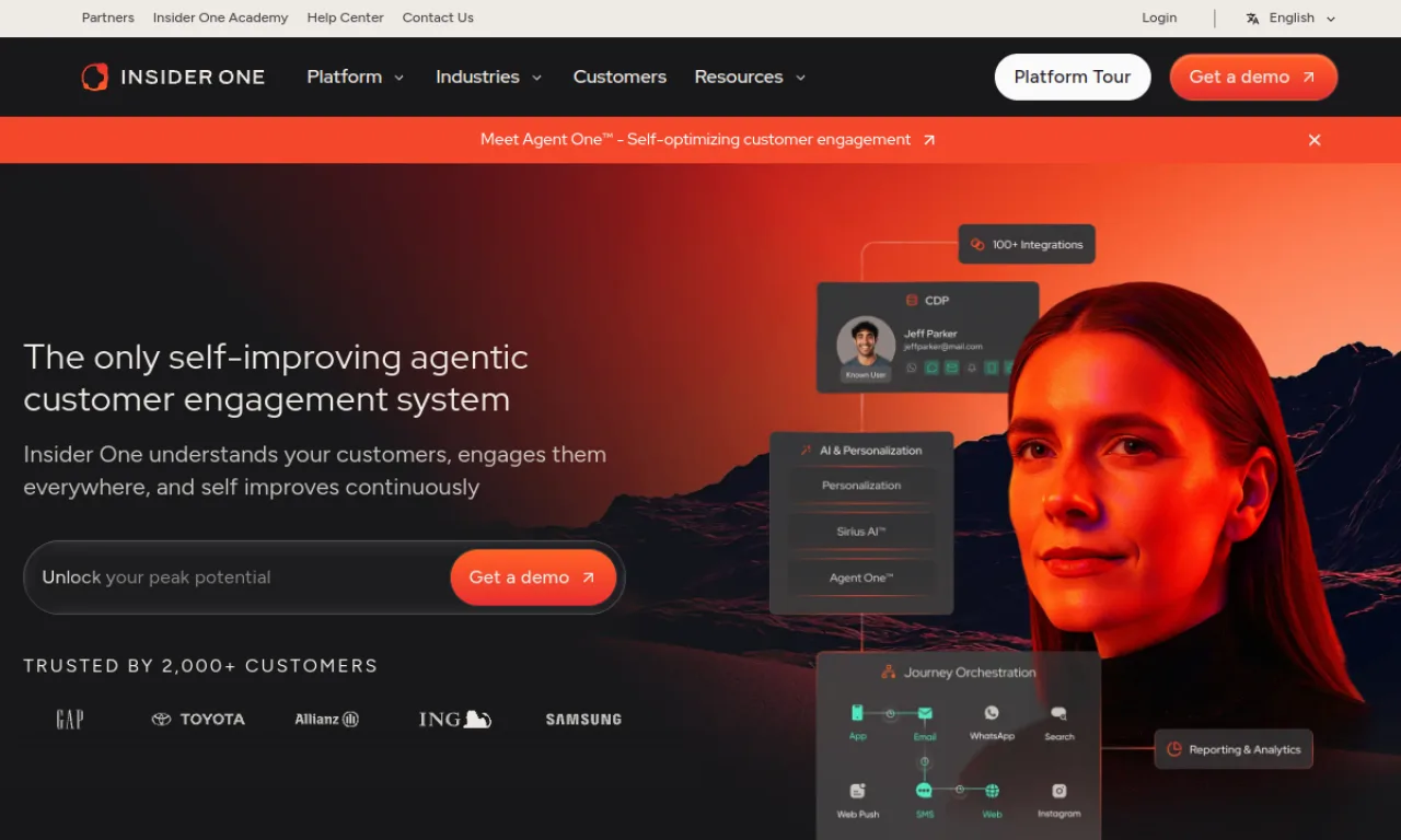 Screenshot of Insider website