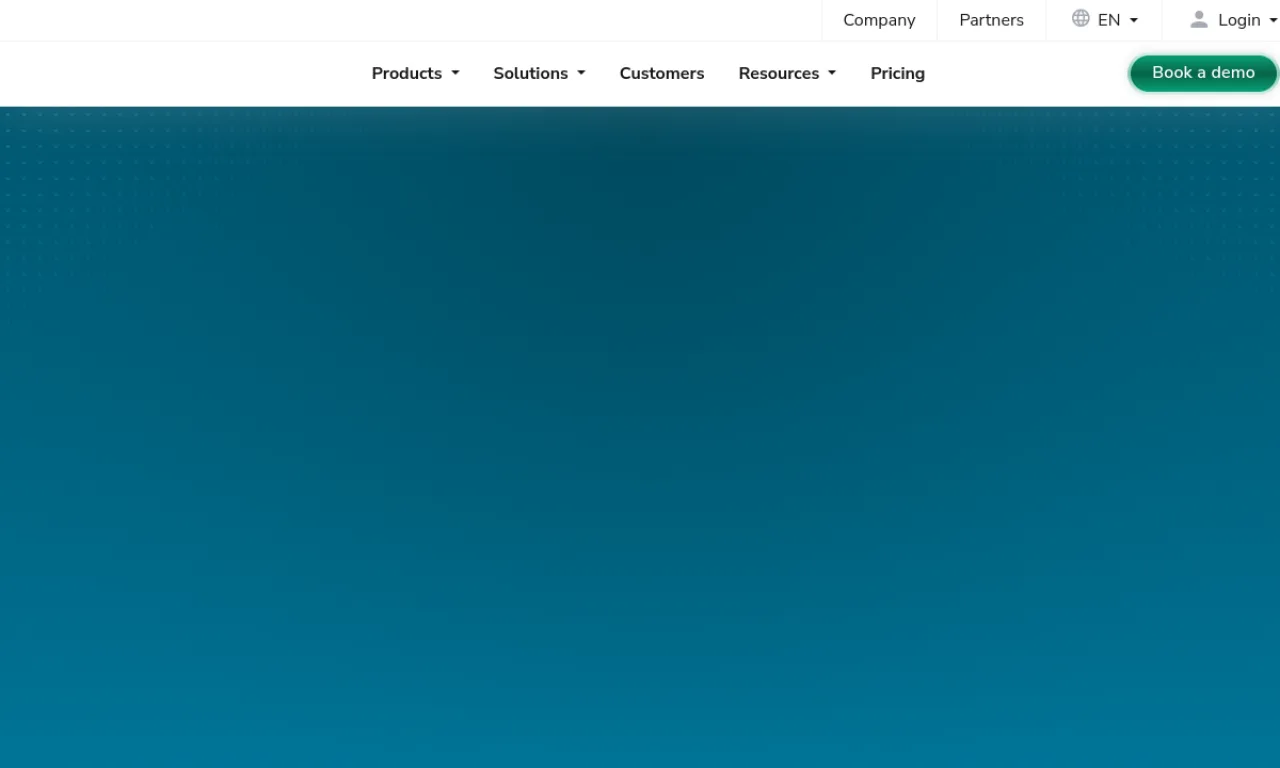 Screenshot of Canto website