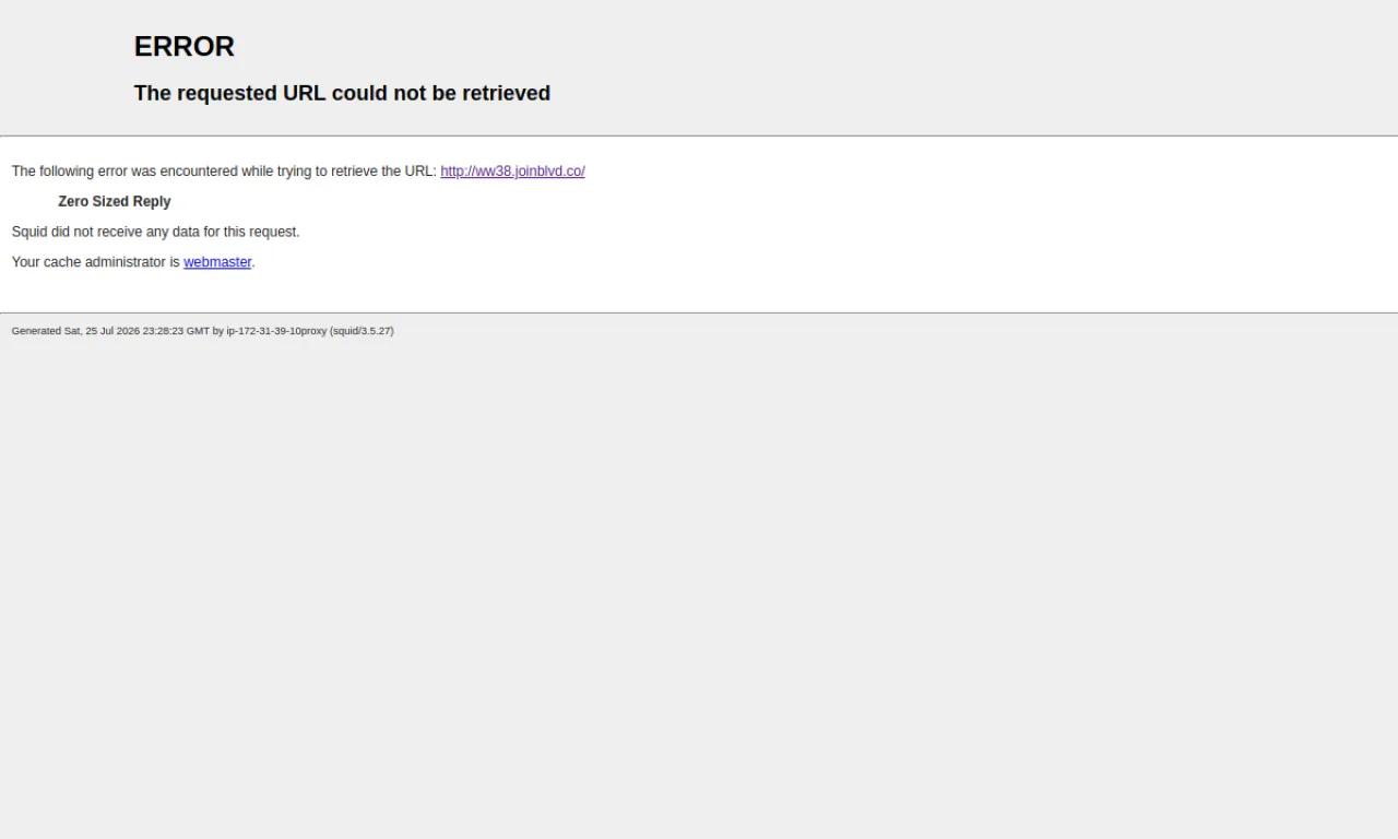 Screenshot of Boulevard website