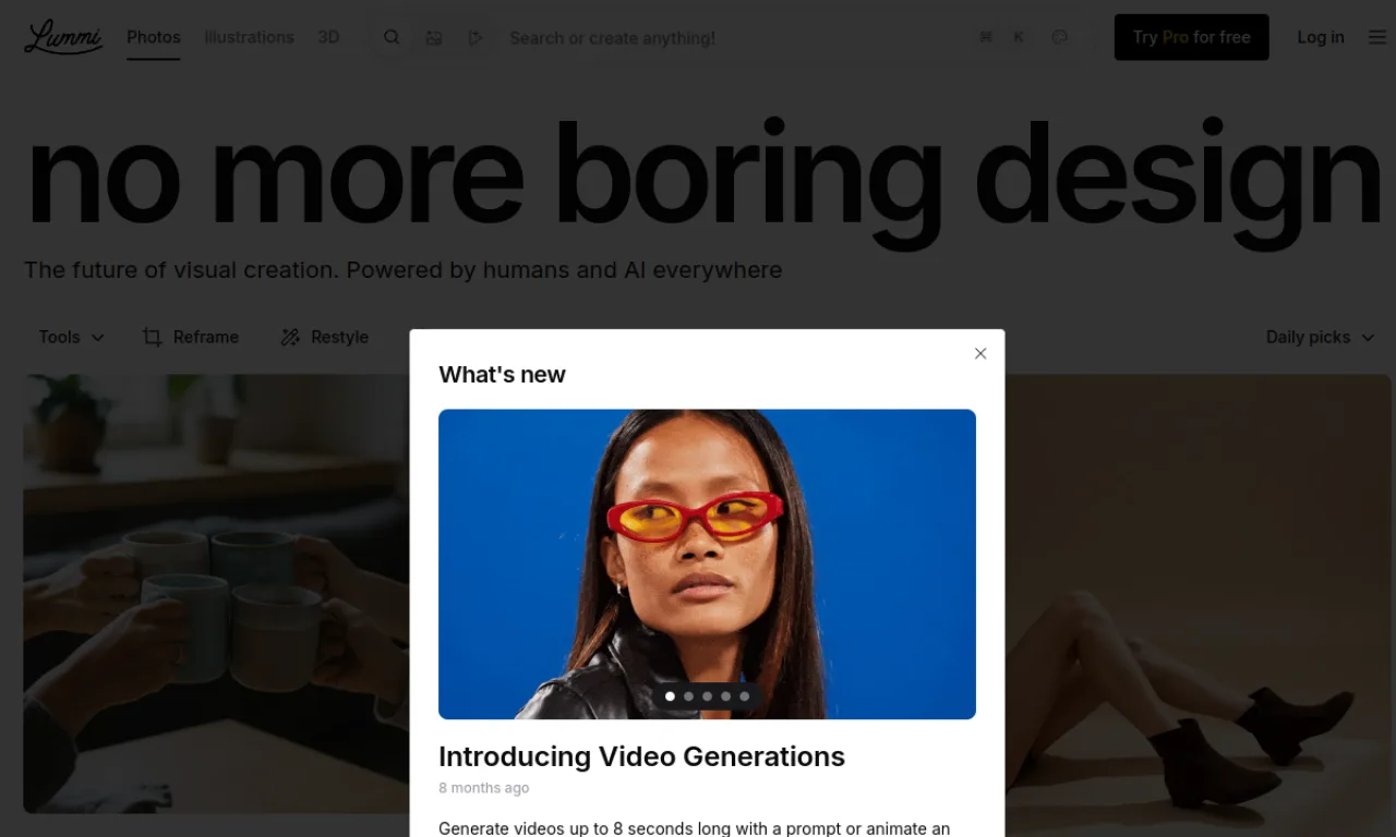 Screenshot of Designstripe / Lummi website