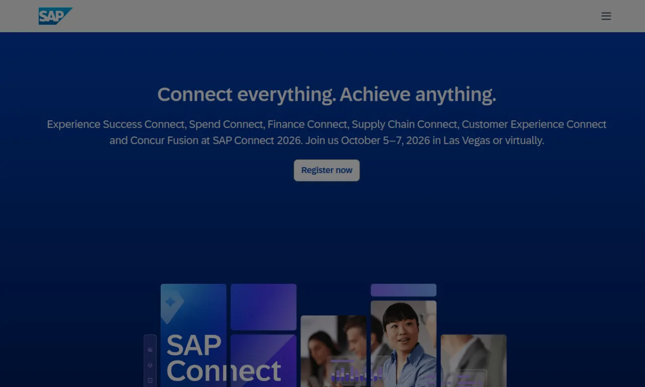 Screenshot of SAP CPQ (Callidus) website