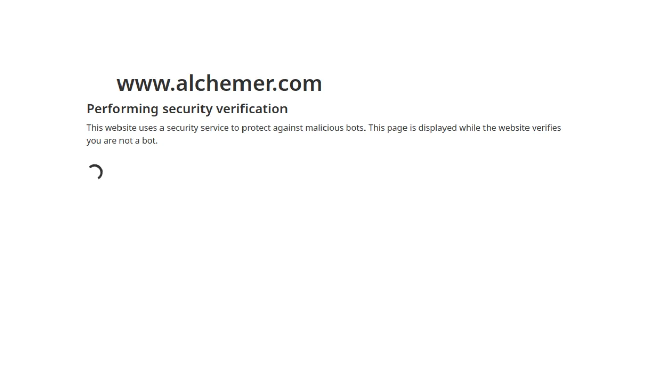 Screenshot of Alchemer website