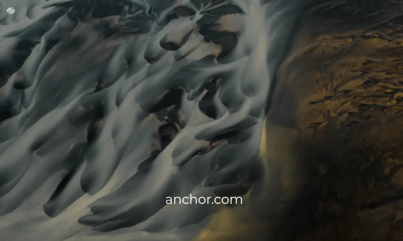 Screenshot of Anchor website