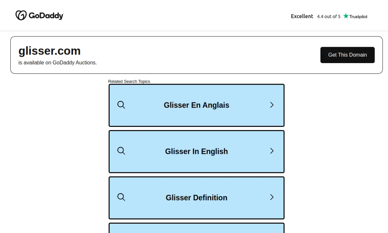 Screenshot of Glisser website